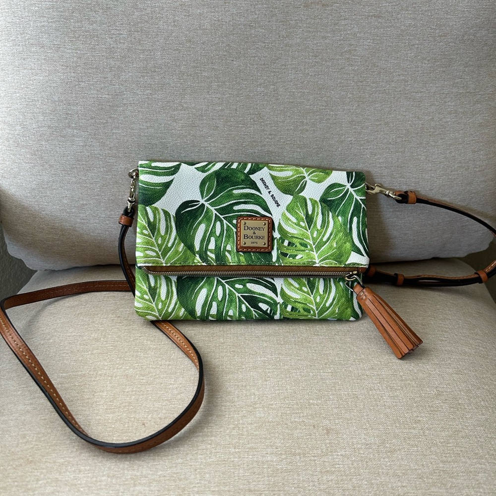 Authentic Dooney & Bourke Montego Foldover Zip Crossbody